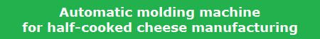 Automatic molding machine
for half-cooked cheese manufacturing